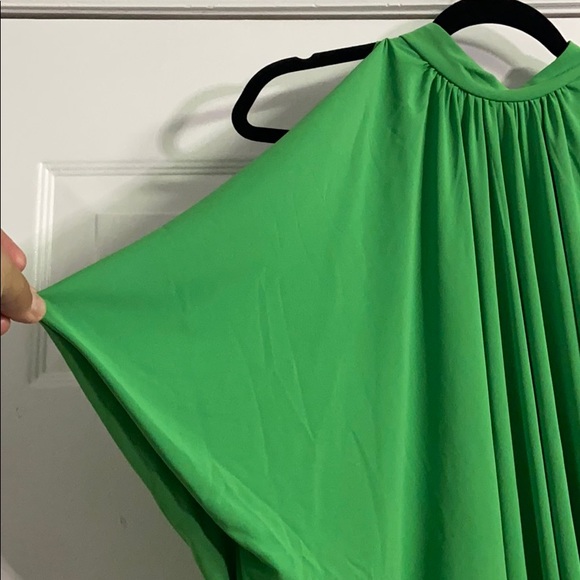 Zara emerald green halter dress - Picture 4 of 13